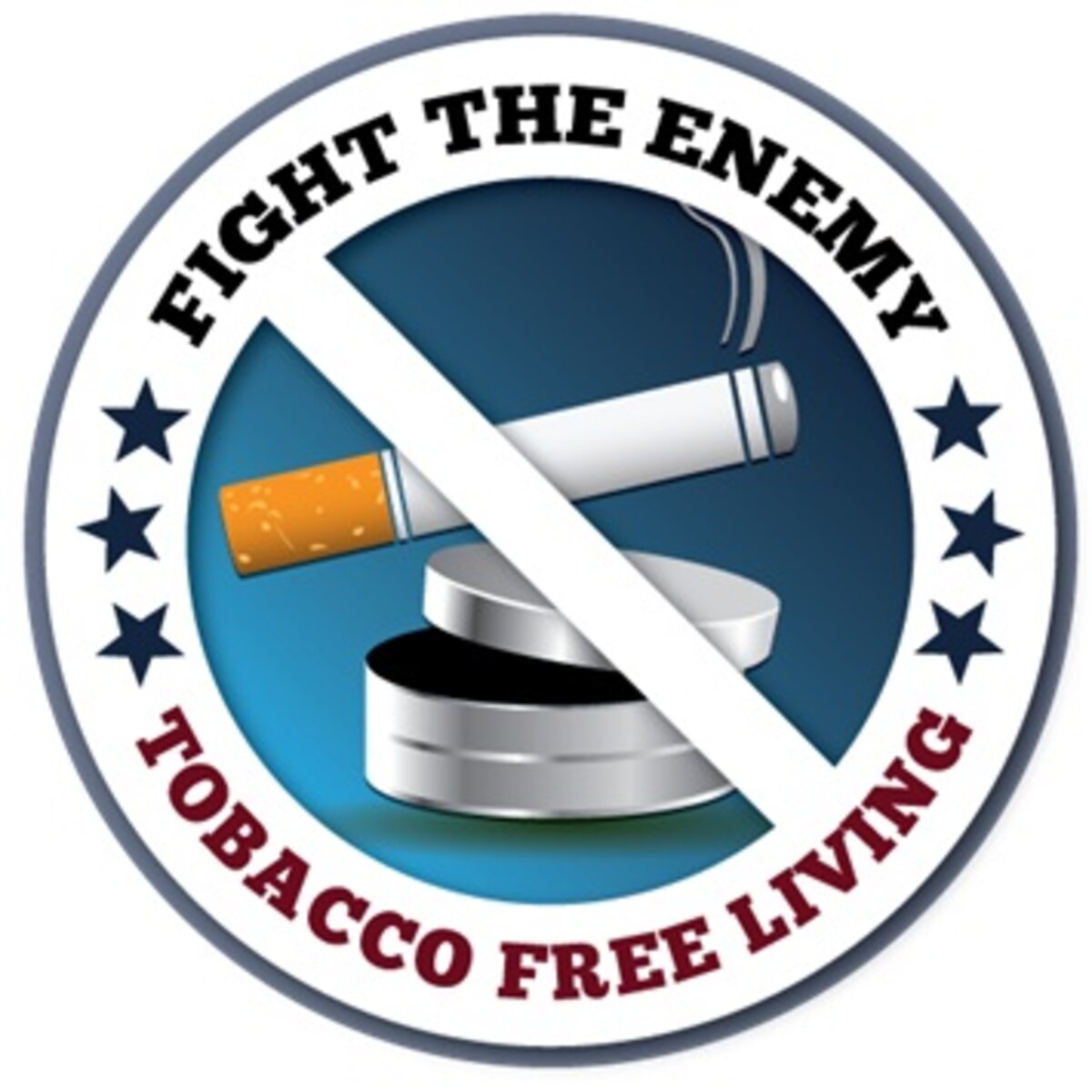 The Department of Defense (DoD), Health Affairs, has recently announced a new tobacco countermarketing video competition aimed to target the message of tobacco being an enemy of our military as it degrades their health, fitness, mission readiness and work productivity. The competition entitled, "Fight the Enemy", will run from now until Oct. 15 and is open to all DoD service members, families and DoD civilians to submit their best video entry with winners being announced in mid-November. (DoD Graphic) 