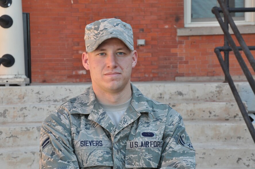 130820-F-GZ967-002 “I delegate time out of the day in order to study.” Airman 1st Class Nate Sievers, 90th Communications Squadron