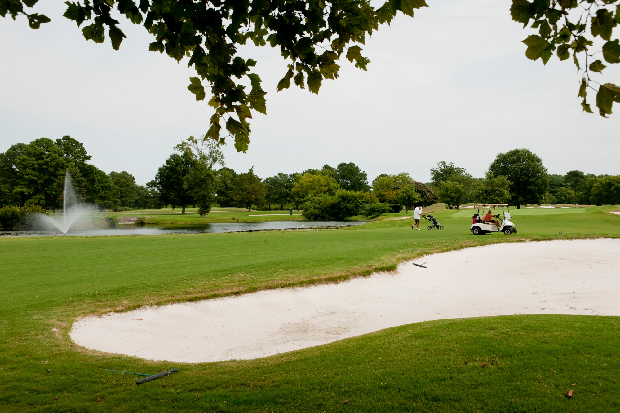 The Eaglewood golf course at Langley Air Force Base, Va., offers a variety of newly-developed programs for golfers ranging from beginner to expert level. Eaglewood staff created the programs to keep costs low for Airmen and their families. (U.S. Air Force photo by Staff Sgt. Stephanie Rubi)