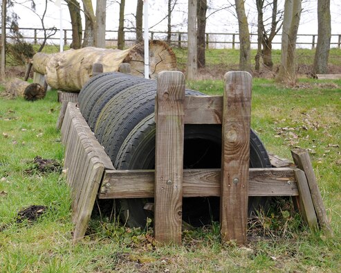 Eventing locations exist across the U.K. and are often in beautiful locations so they can be tied into a trip away with the family. On a local level, it’s possible to be a fence judge. Fence judges watch the horses and riders jump over a fence and record penalty points as well as make sure the horse, rider and spectators are safe throughout the day. (Courtesy photo by Gina Randall/Released) 