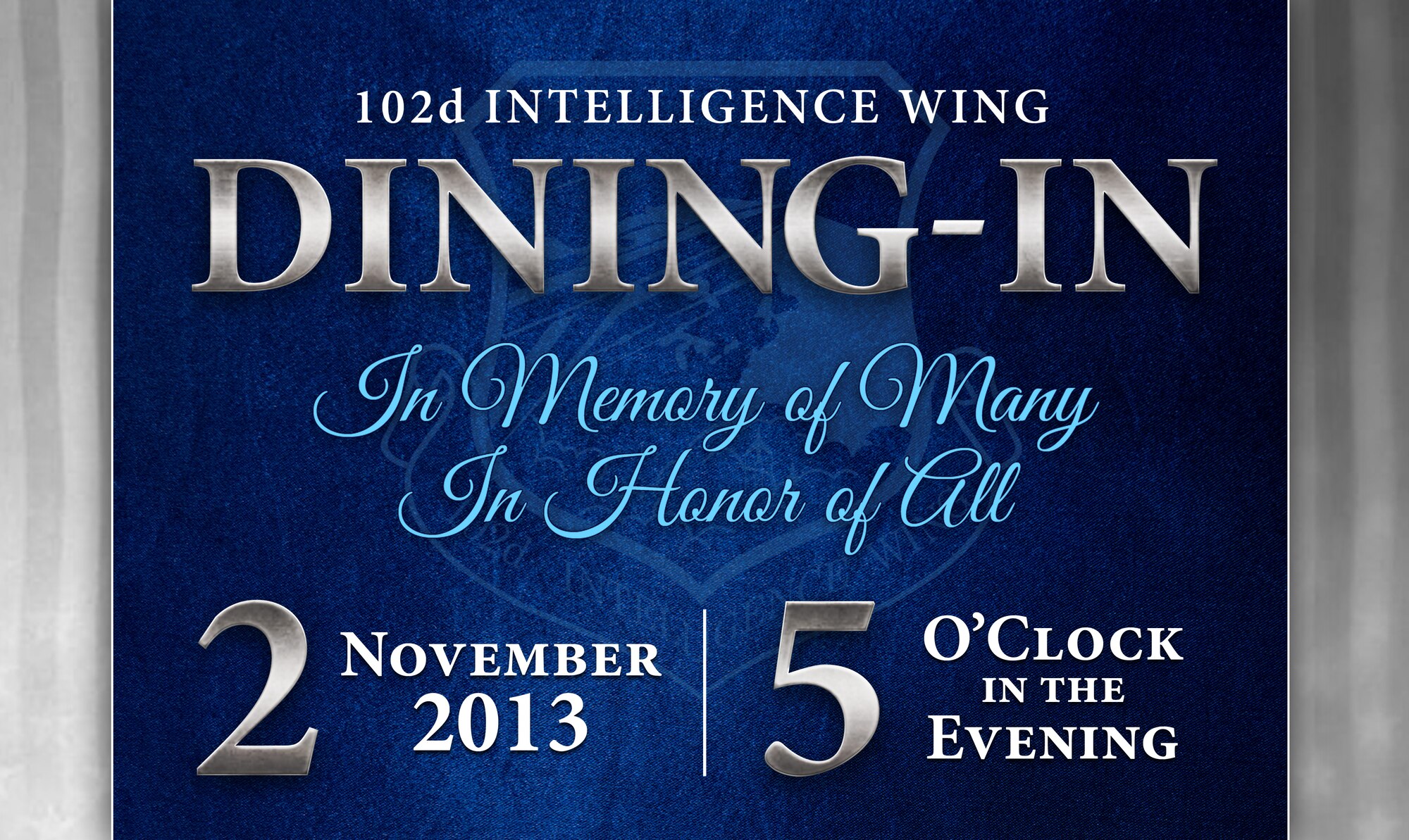102nd Intelligence Wing Dining-In