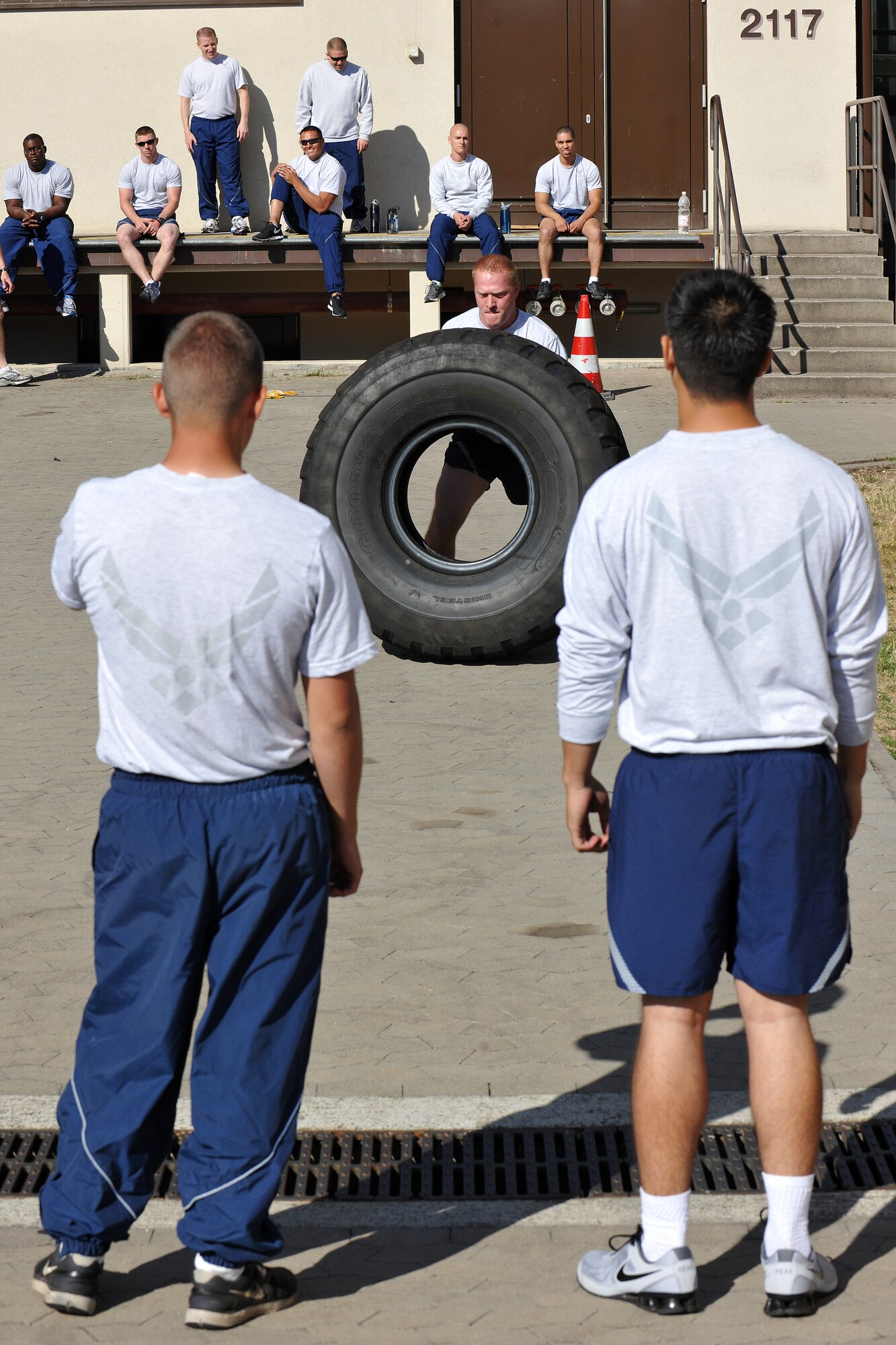 Members of the 86th Airlift Wing participated in a Resiliency Day, August 20, 2013, Ramstein Air Base, Germany.  Airmen took time to focus on the four core concepts: mental, physical, social, and spiritual set forth by Chief Master Sgt. of the Air Force James A. Cody.  (U.S. Air Force photo/Senior Airman Chris Willis)