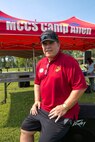 The director of Marine Corps Community Services Camp Allen, Michael Flanary, takes a break for a photo during the 4th annual OOH-RAH Day Summer Bash Aug. 23. Flanary served as director for the past eight years and this event was his last before retirement.

According to MCCS Camp Allen, his contributions, good business sense and leadership directly contributed to the success of the organization.

"We wish him and his wife the very best," said Karina Phillips, deputy director, MCCS Camp Allen.
