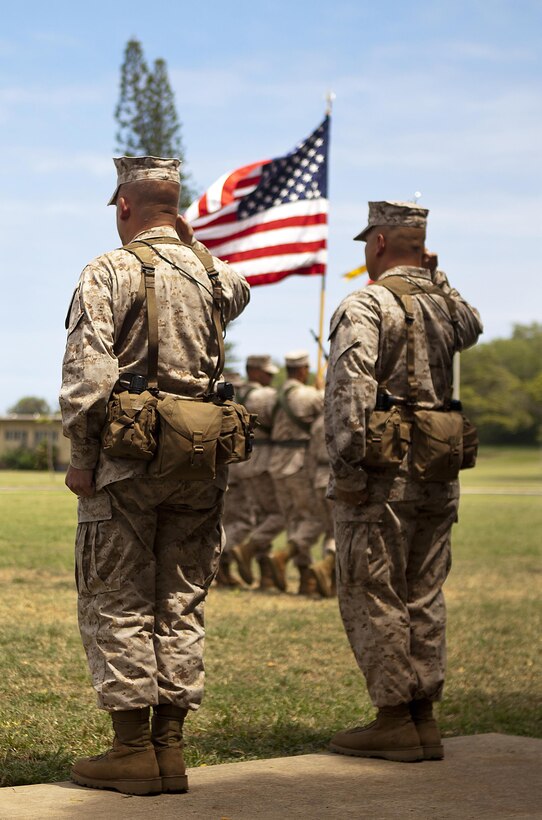 3rd Marines bids farewell to LeHew, welcomes Santiago