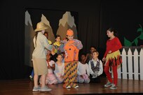 Children who participated in the weeklong Missoula Children?s Theater program, hosted by Joint Base San Antonio Youth Programs, perform ?Jack and the Beanstalk? Aug. 16 at the Randolph Fleenor Auditorium. (U.S. Air Force photo by Don Lindsey)