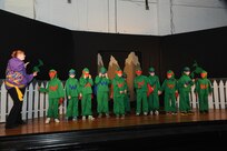 Children who participated in the weeklong Missoula Children?s Theater program, hosted by Joint Base San Antonio Youth Programs, perform ?Jack and the Beanstalk? Aug. 16 at the Randolph Fleenor Auditorium.  (U.S. Air Force photo by Don Lindsey)