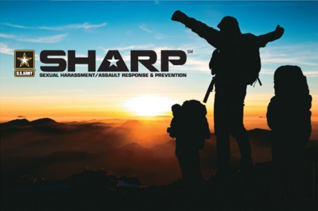 The SHARP program is the U.S. Army's primary campaign against sexual assault. Christine T. Altendorf, Army Sexual Harassment/Assault Response and Prevention program office director, said that while the program has been "beefed up" recently, it has been since its inception a leader in prevention of sexual assault and sexual harassment. (U.S. Army graphic/Released)

