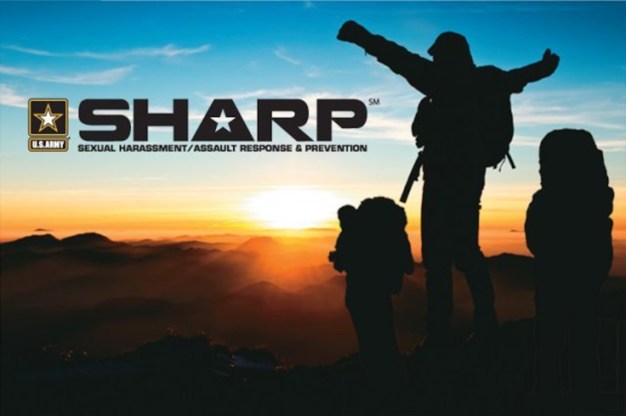 The SHARP program is the U.S. Army's primary campaign against sexual assault. Christine T. Altendorf, Army Sexual Harassment/Assault Response and Prevention program office director, said that while the program has been "beefed up" recently, it has been since its inception a leader in prevention of sexual assault and sexual harassment. (U.S. Army graphic/Released)

