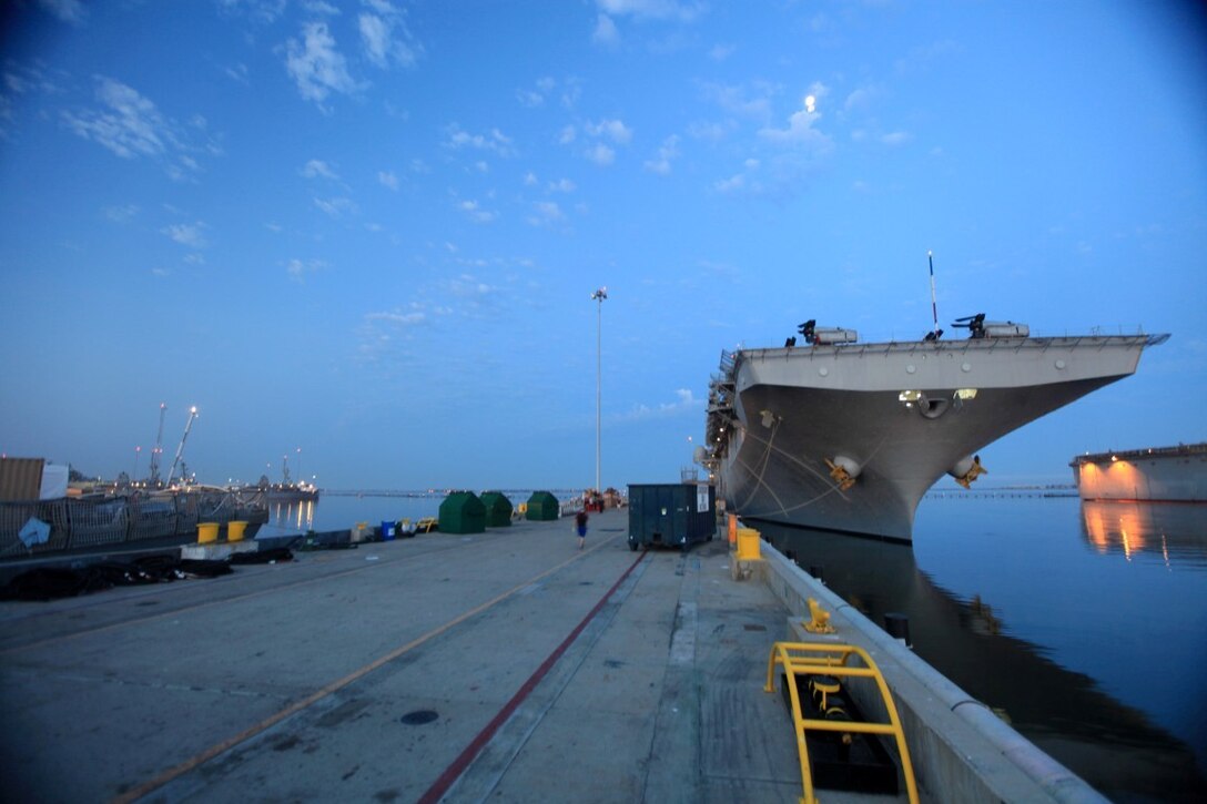 More than 2,400 Marines and sailors with the 13th Marine Expeditionary Unit depart for deployment with the Boxer Amphibious Ready Group, Aug. 23 out of Naval Base San Diego.