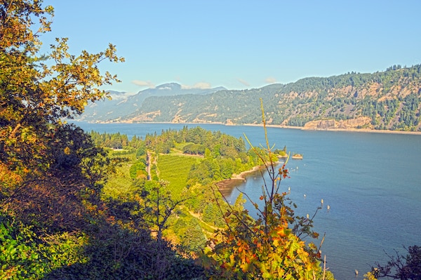 Acting as the boundary between Washington and Oregon, the Columbia River is the largest river in the Pacific Northwest. 