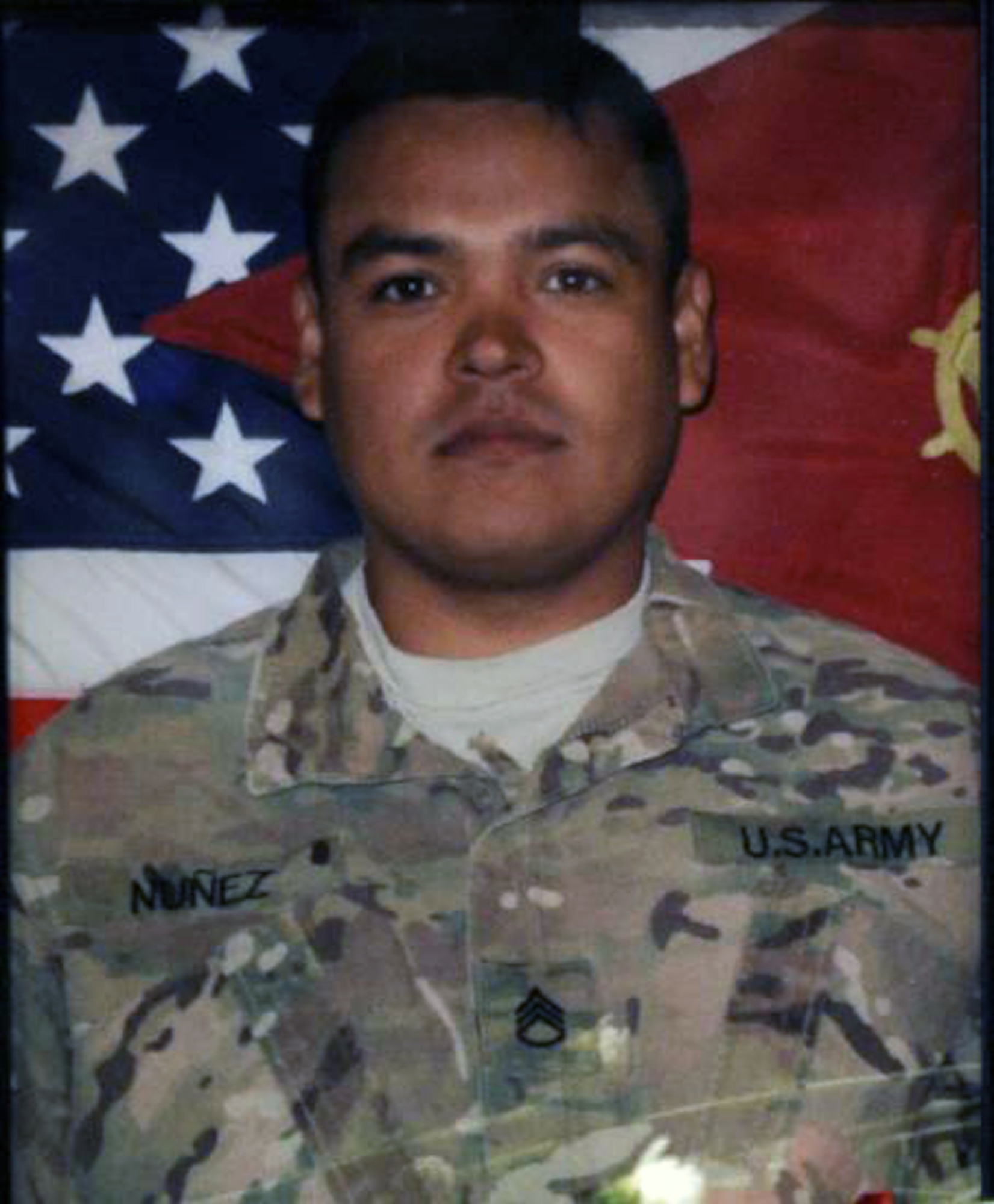 Army Staff Sgt. Joe Nunez, 29, from Pasadena, Calif., was killed on May 30, 2013, during a retrograde mission in Wardak Province, Afghanistan. Air Force Senior Airman Taylor Savage and others were wounded, and aided on scene by Air Force medics, Staff Sgts. Amber Fredrick and Maria Szymanski. (Courtesy photo)