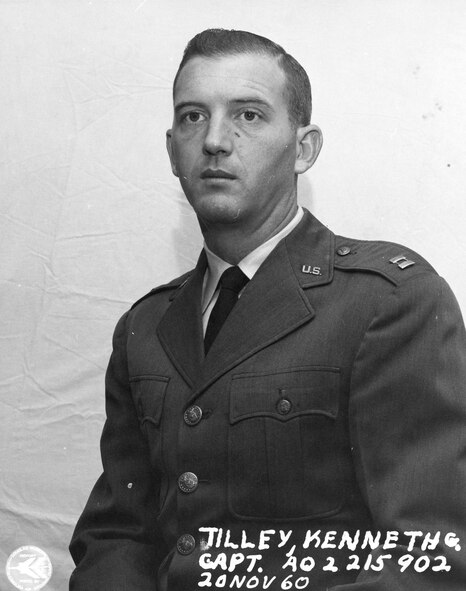 Kenneth G. "Ken" Tilley; Colonel; 1960 Photo; Supply Officer; 263rd CCS Squadron Commander; 