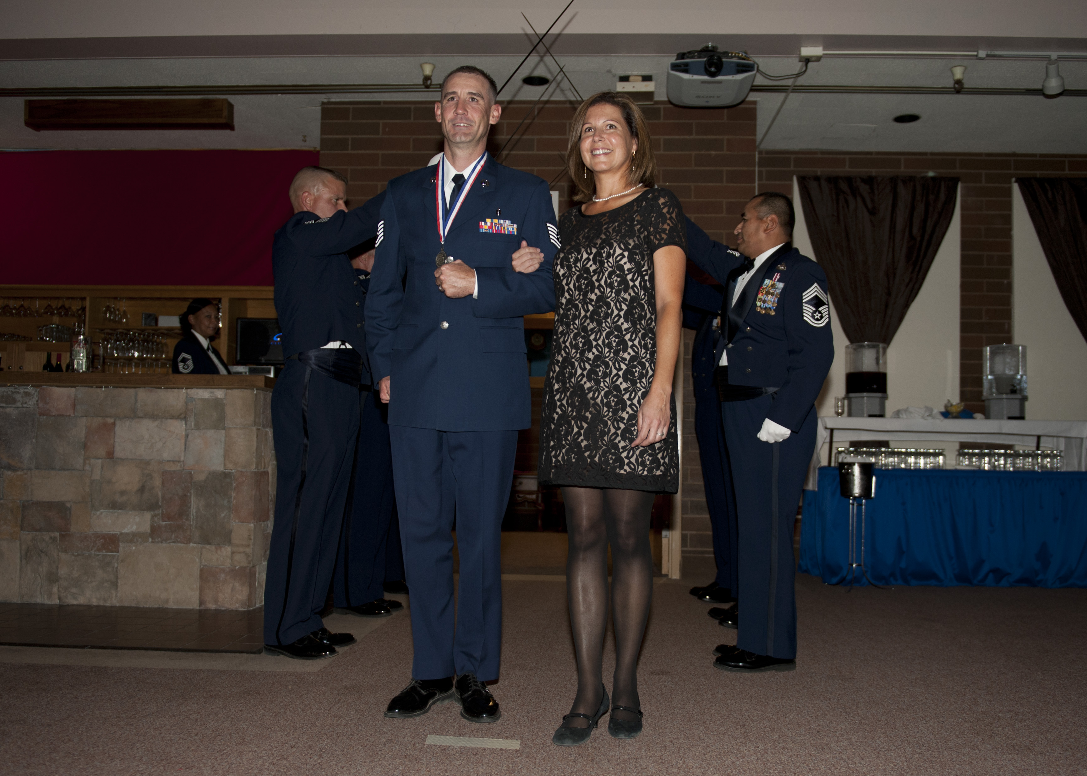 Inductees recognized at SNCO ceremony > Mountain Home Air Force Base