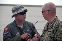 Members from the 315th Airlift Control Flight deploy to Colorado Springs, Colo., Aug. 24, for the annual AFRC-sponsored air mobility exercise, "Patriot Express." The ALCF is responsible for the training of Air Force and sister service units on how to move by air. They instruct over 400 units in preparing and loading their mobility equipment for air shipment. (U.S. Air Force photo/SrA. Kelly Galloway) 