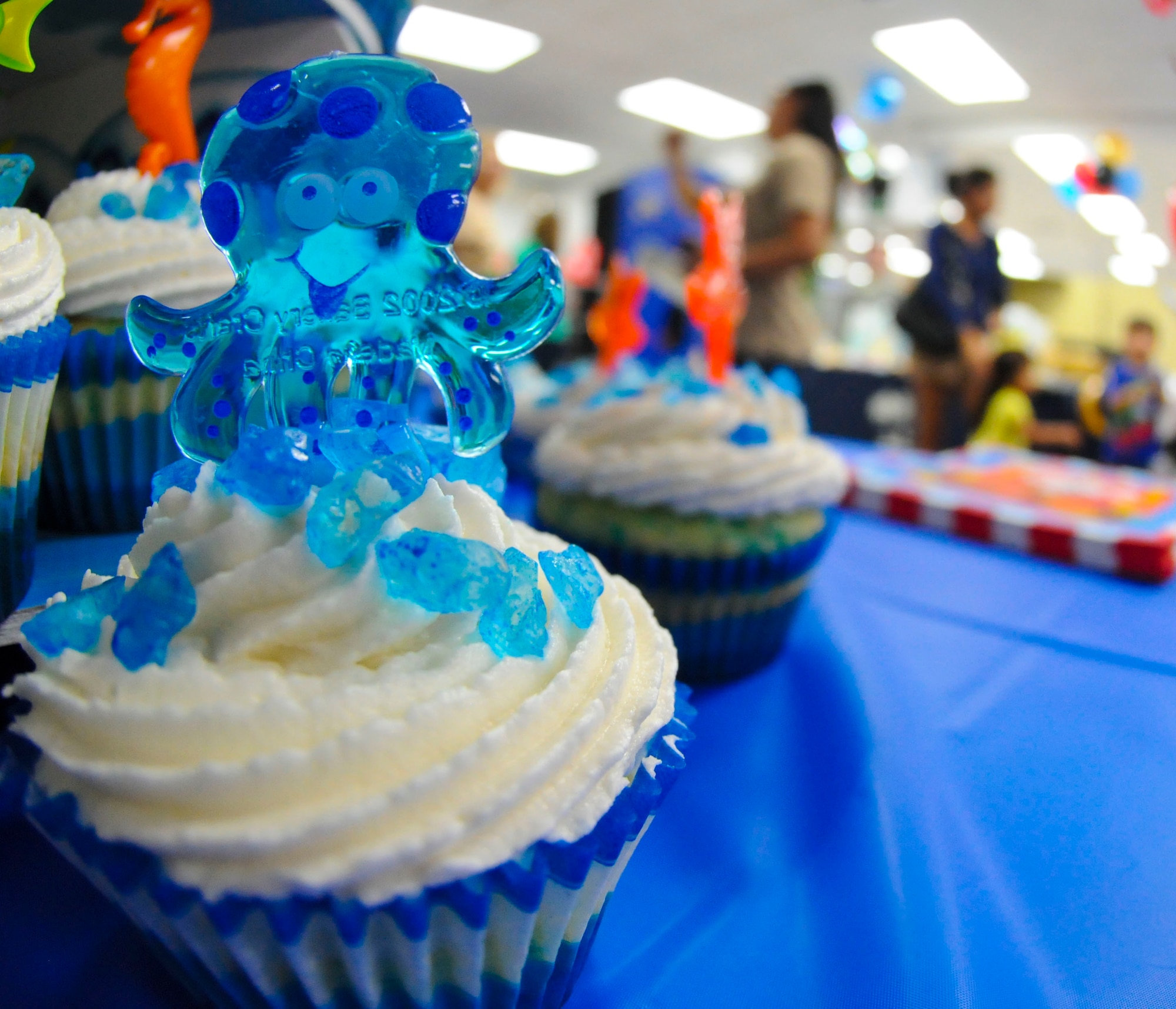 The Airmen and Family Readiness Center hosted a gathering for families Aug. 23, 2013, on Andersen Air Force Base, Guam. Families of deployed service members attended to connect with and support each other while their Airmen are deployed. (U.S. Air Force photo by Airman 1st Class Amanda Morris/Released)