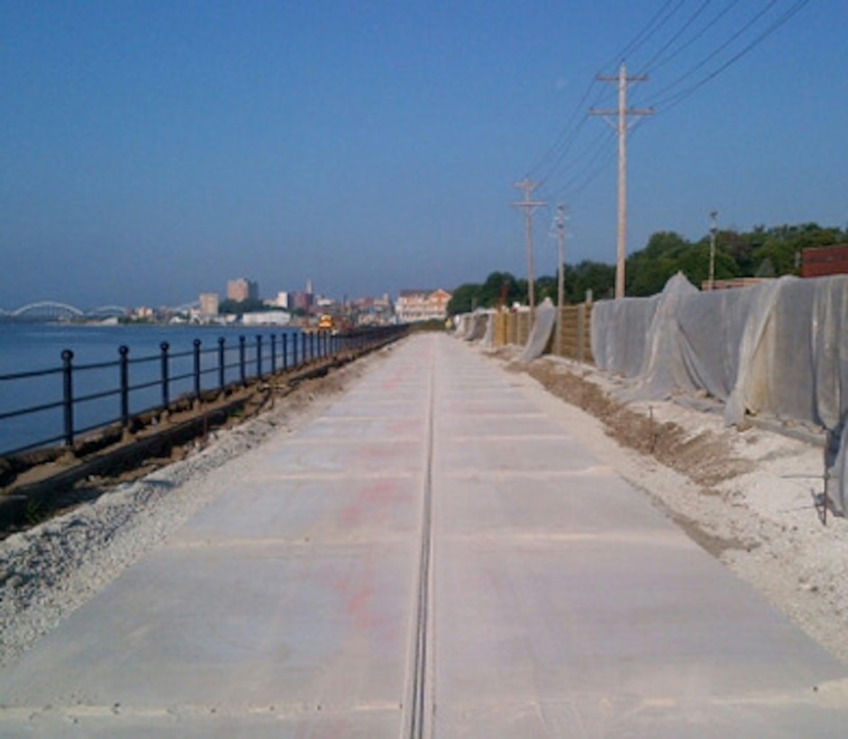 The City of Davenport's Riverfront Trail alongside the Iowa American Company's East River Station Treatment Plant will be opening soon.