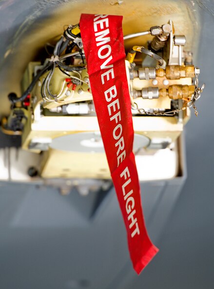 Every 450 flight hours, the B-52H Stratofortress must undergo a full body inspection. Parts are removed, disassembled, inspected and repaired or replaced as necessary and reassembled. This inspection is known as a phase inspection and takes place at the base’s Phase Dock. The B-52 is a complex aircraft and inspections are completed by distinct teams of Airmen from the 5th Maintenance Squadron, who each ensure the dependability of the aircraft parts. 