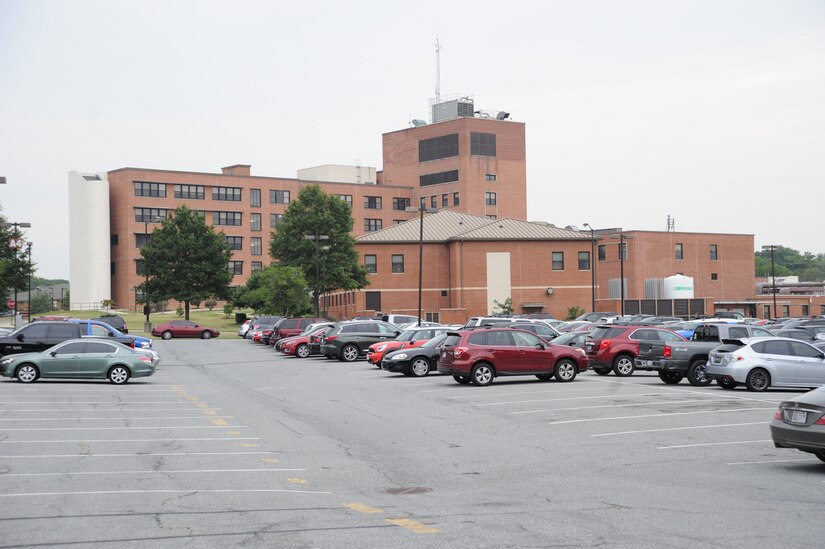 The main customer parking at Malcolm Grow Medical Clinics and Surgery Center is relocating to the south side of the building starting Sept. 3, 2013. In addition, the shuttle bus to the Walter Reed National Military Medical Center will depart from the south side of MGMCSC. The patient parking lots located on the north and east sides of MGMCSC will be closed. (U.S. Air Force photo by Tech. Sgt. Tammie Moore)