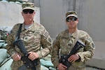 First Sgt. Glenn Myers and Sgt. Alex Myers, a chemical, biological, radiological and nuclear specialist, are a father-and-son team and brothers in arms.