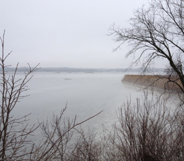 Starved Rock Pool where a critical restoration project is being planned to protect and restore habitat for fish and resident and migratory birds.