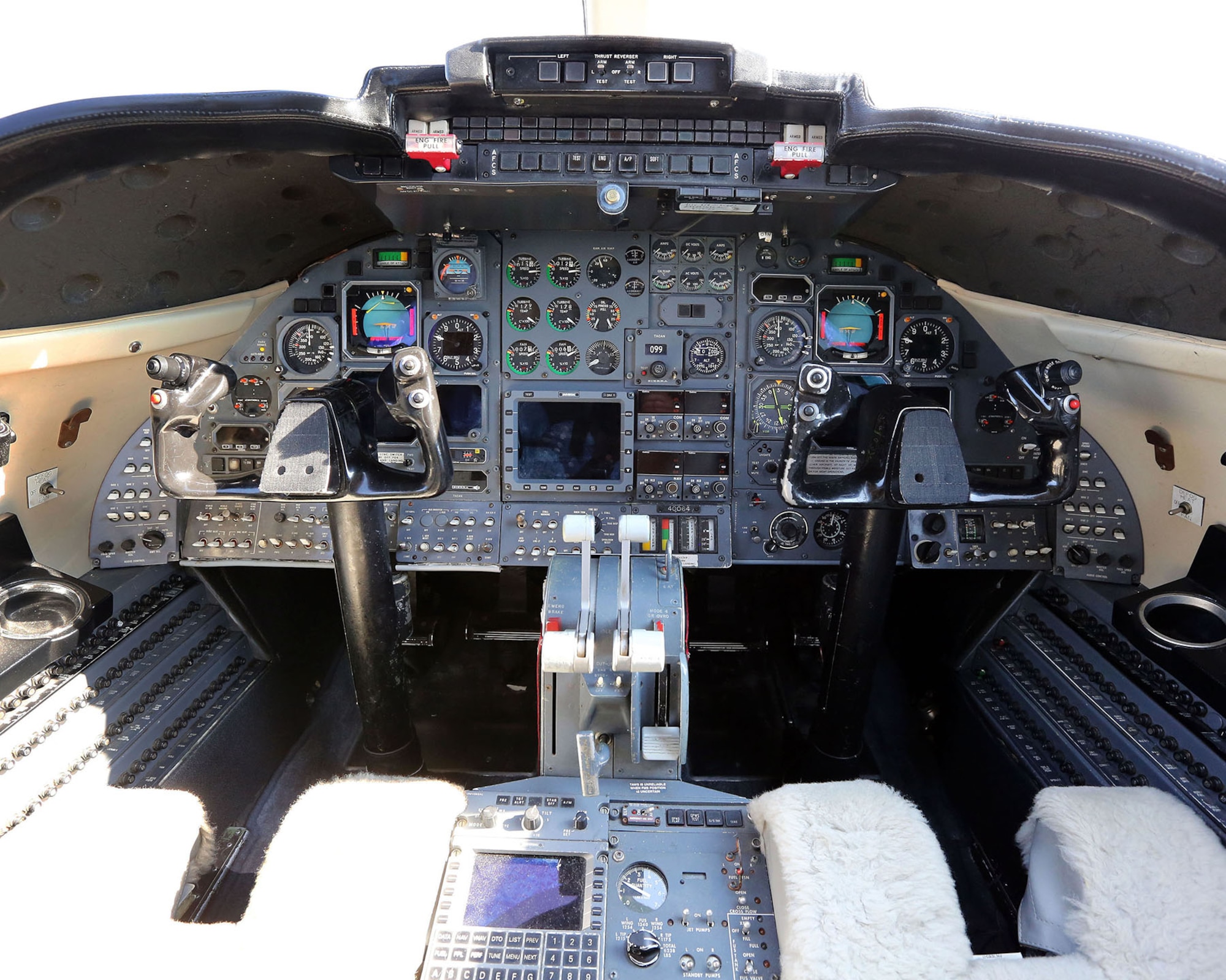 DAYTON, Ohio -- Learjet C-21A cockpit at the National Museum of the U.S. Air Force. (U.S. Air Force photo by Don Popp)