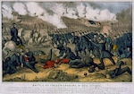 A 'Harper's Weekly' illustration of the Battle of Fredericksburg.