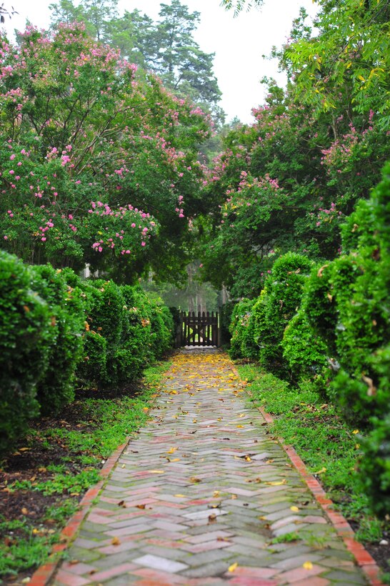 A garden dating back to the 18th-century rests in George Washington’s Birthplace National Monument in Colonial Beach, Va. on Aug. 28, 2013. The was President George Washington’s home until he was four. 