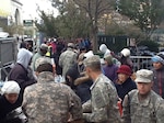 Members of the New York National Guard assist Nov. 3, 2012, after Hurricane Sandy struck.
