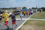 Joint Base San Antonio-Randolph members participate in a 5K run/walk in honor Josie Seebeck Aug. 19 at JBSA-Randolph.  (U.S. Air Force photo by Joel Martinez)