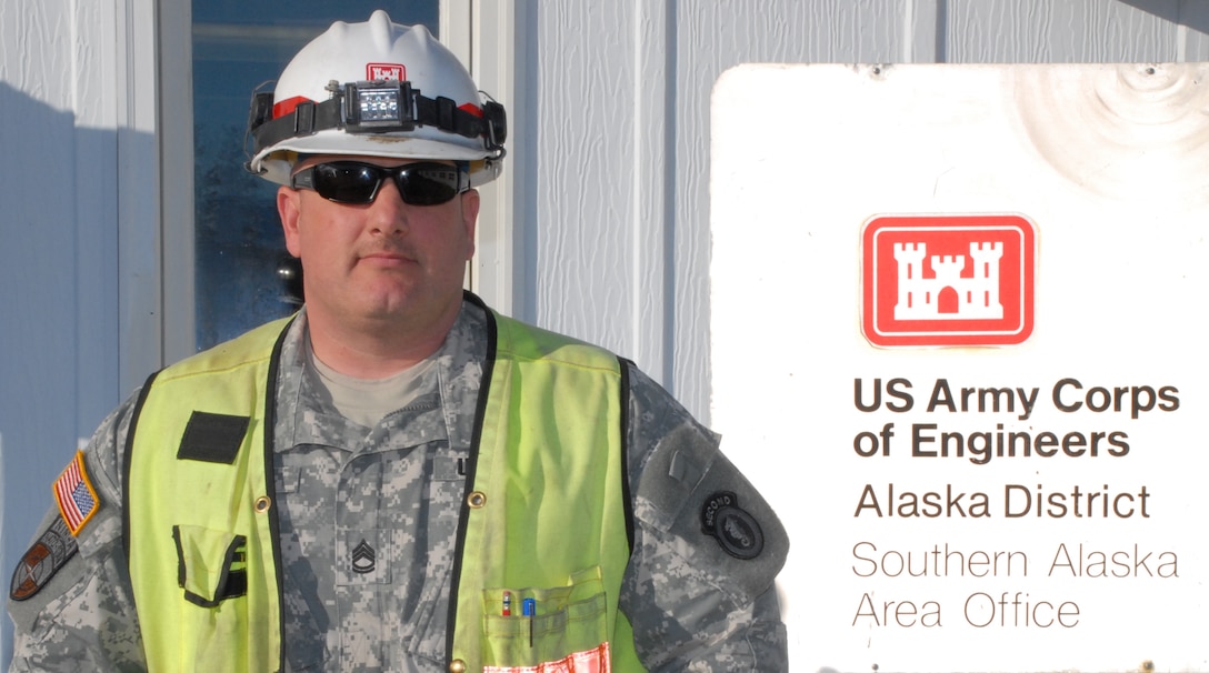 Sgt. 1st Class Ron Albert, engineer inspector for the 2nd Engineer Brigade, spent 90-days with the U.S. Army Corps of Engineers – Alaska District in the Arctic Trailblazer Internship Program learning the duties of a quality assurance representative in the district’s Southern Area Office located on Joint Base Elmendorf-Richardson. The internship program is a chance for qualifying junior-ranking officers and mid-level noncommissioned officers to be updated on best engineering practices, increase safety awareness to the standards of the civilian industry and support the training goals of the brigade. 