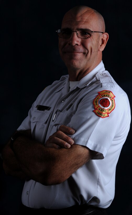 Christian Jacobs, 633rd Civil Engineer Squadron fire inspector and Civil Air Patrol captain, merges his passion for volunteering and educating future generations. Jacobs is grateful for the experience he has gained over the years, the opportunity to serve others and the ability to shape future generations. (U.S. Air Force photo by Airman Areca T. Wilson/Released)