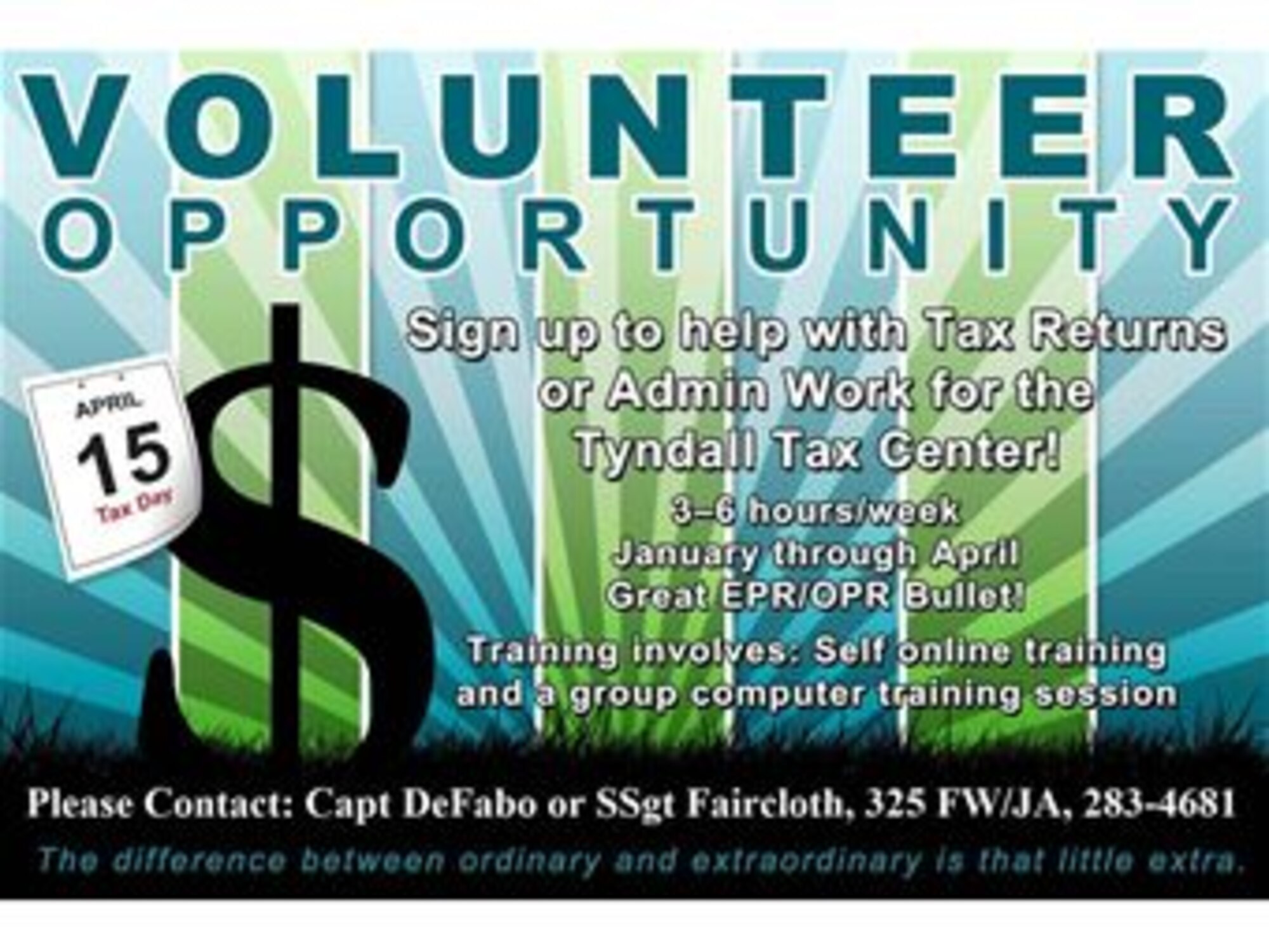 2013 Tax Center Volunteer Slide