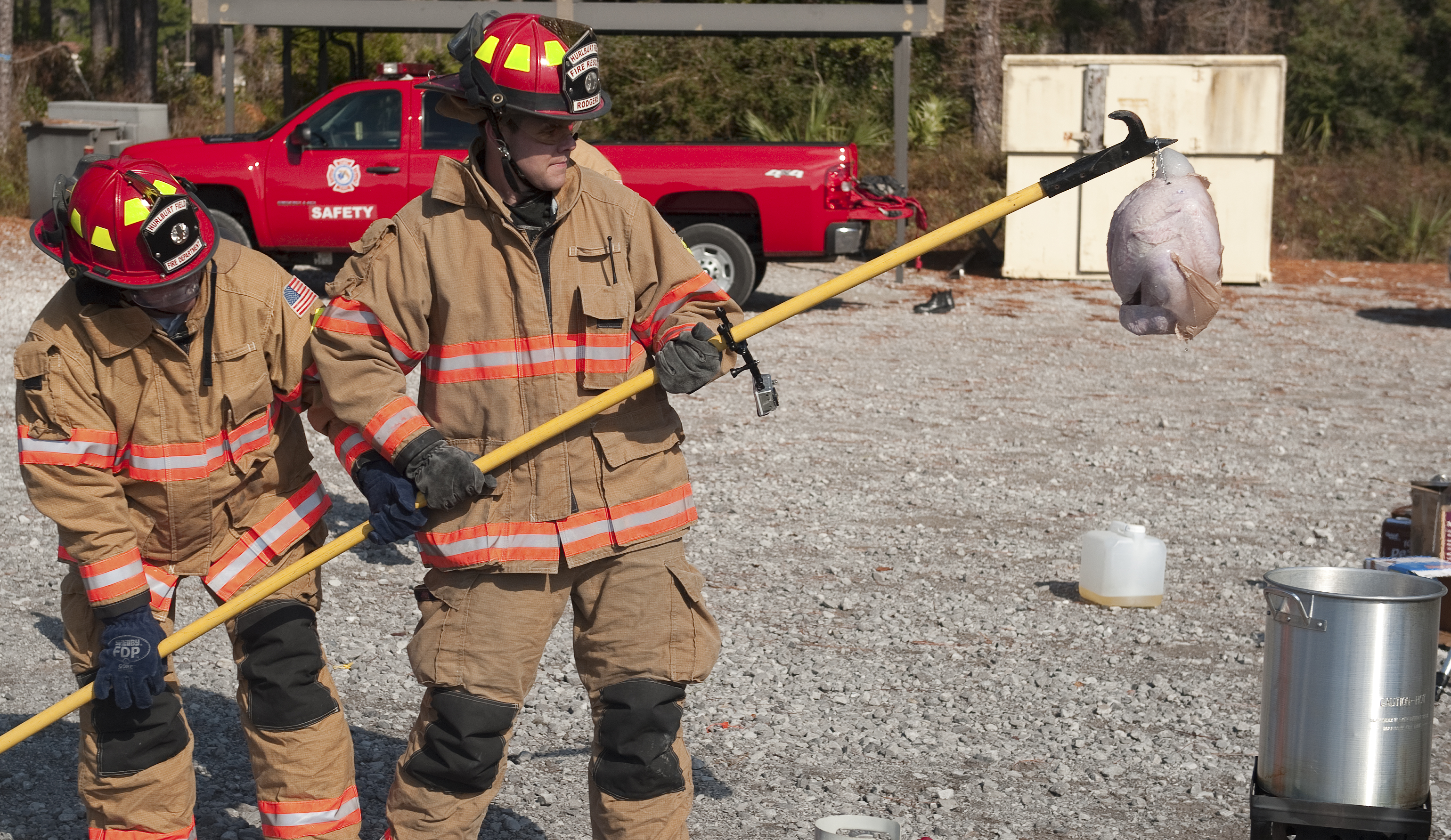 Hurlburt firefighters extinguish turkey fryer fire hurlburt field