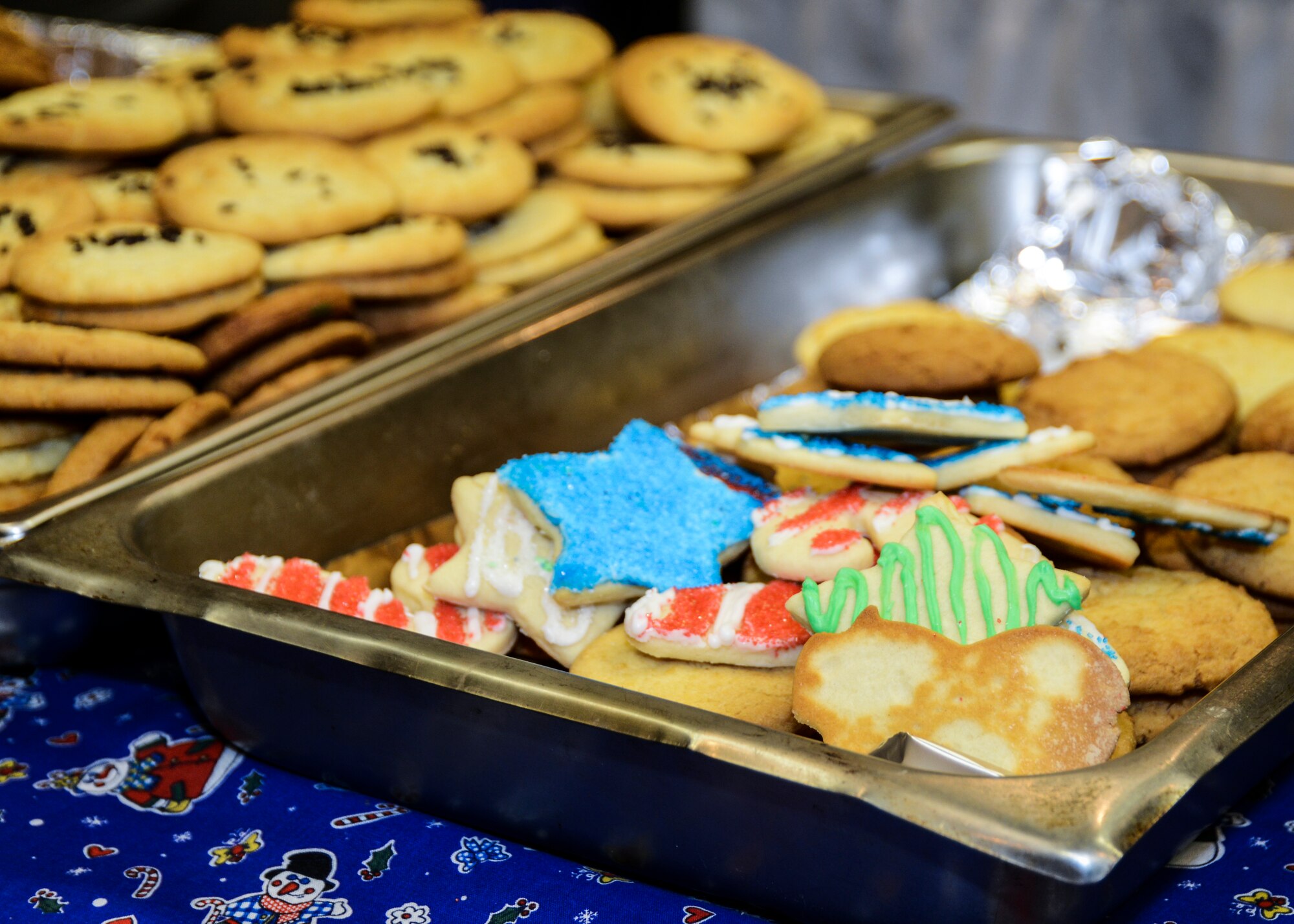 This year’s annual Cookie Drop brought in around 2,000 home-baked cookies. (U.S. Air Force photo by Rebecca Amber)