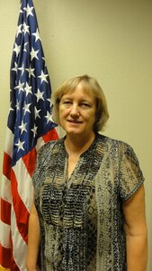 Karen Campbell, 366th Contracting Squadron, director of business operations, poses for a photo at Mountain Home AFB, Idaho. (Courtesy Photo)
 
