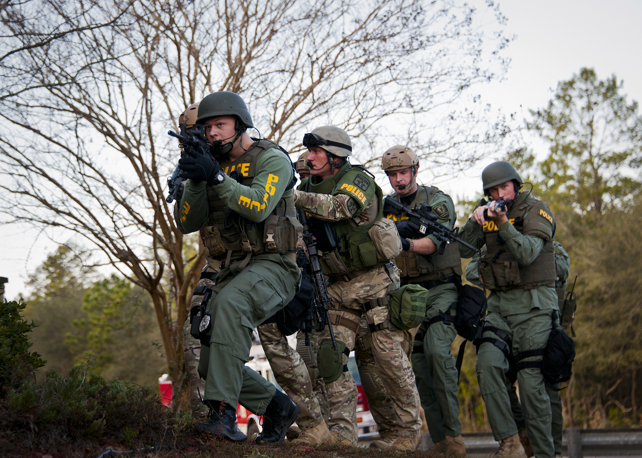 Crestview police help with military active shooter exercise > Eglin Air ...