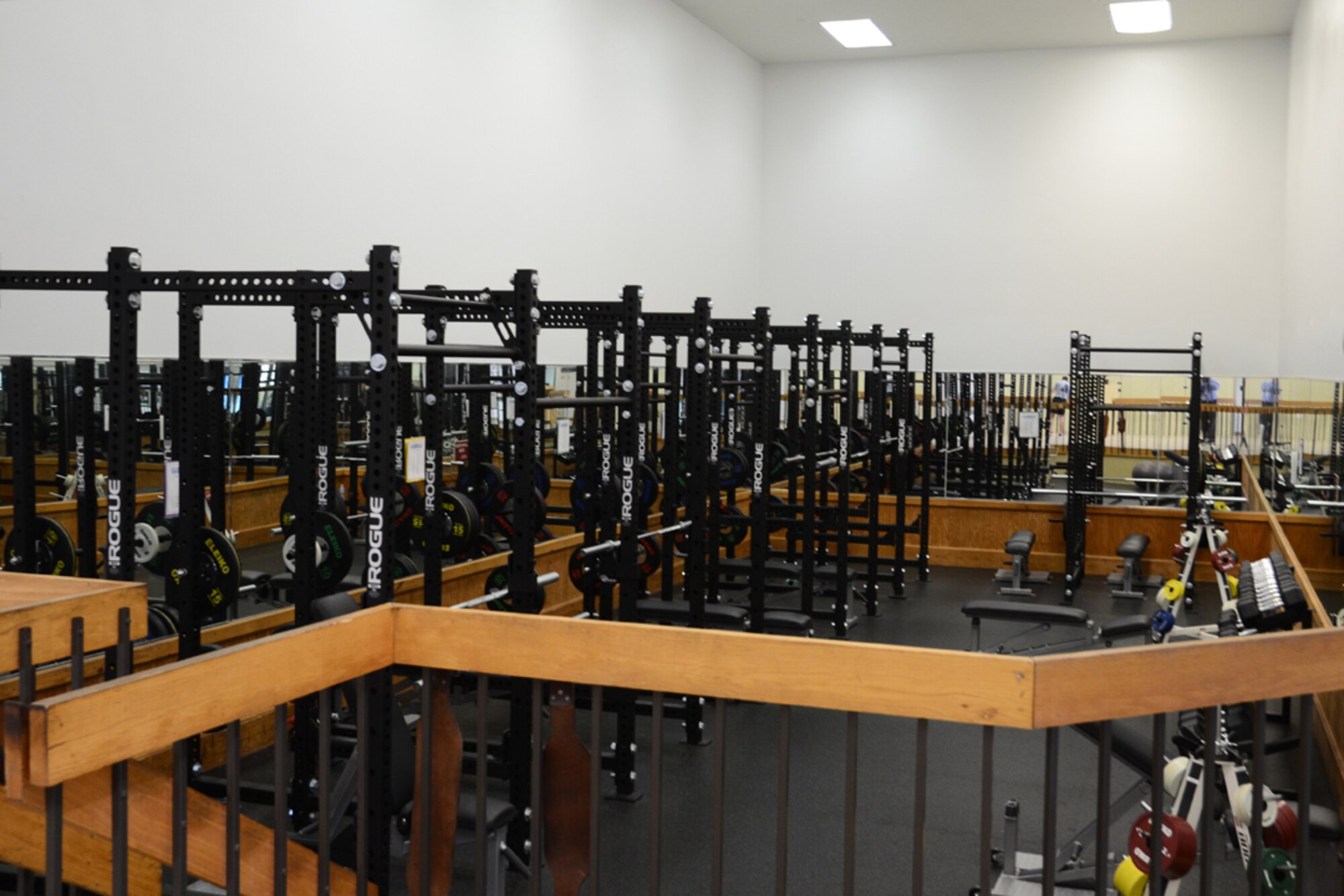 The RTI Fitness Center at the Clay National Guard Center is open to members while the Dobbins Fitness Center is closed for renovation. Dobbins will close its fitness center Dec. 17. Barring any delays, re-opening is expected June 2014. (U.S Air Force photo/James Branch)