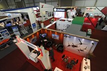 Various military affiliated vendors from around the world set up demonstration booths to display their products and equipment during the fourth biennial Brunei Darussalam International Defense Exhibition, at the BRIDEX Exhibition Center in Bandar Seri Begawan, Brunei, Dec. 5, 2013. BRIDEX 13 is a five-day event compromised of social events, displays and demonstrations. BRIDEX 13 is an opportunity for networking and sharing technology with regional partners and allies which builds strong multilateral relationships, increases cooperation and enhances preparedness for disasters and other contingency operations. (U.S. Air Force photo/Master Sgt. Jerome S. Tayborn)