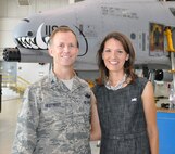 442d Fighter Wing Commander Colonel Hubie Hegtvedt and his wife Camille would like to extend their wish for a happy holiday to the entire 442d FW family. (U.S. Air Force courtesy photo)