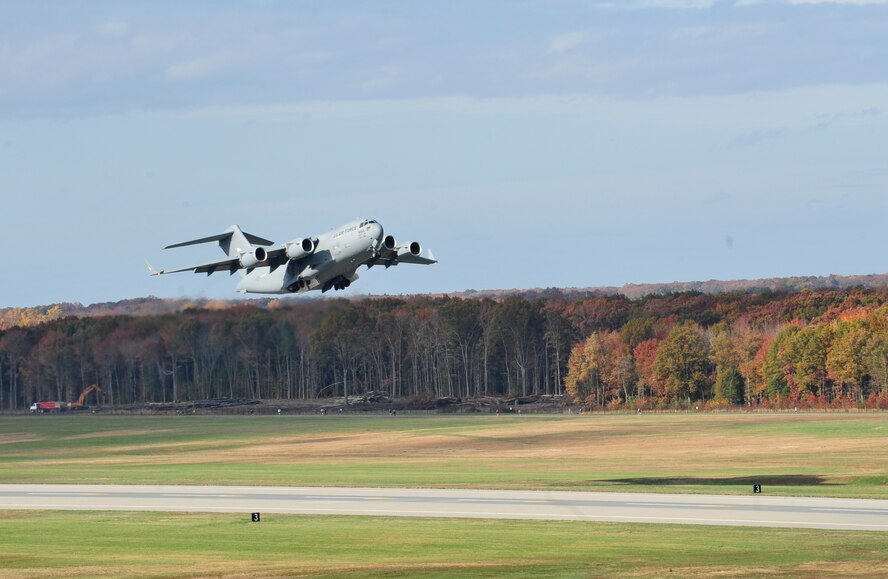 Honorary Commanders receive an in-depth tour of the 436th Operations Group Nov. 6, 2013, at Dover Air Force Base, Del. The tour included a C-17 III Globemaster incentive flight, a walk through of the air traffic control tower and a tour of the aircrew flight equipment section. (U.S. Air Force photo/Airman 1st Class William Johnson)