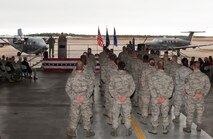 Col. James M. Phillips speaks to his wing during an assumption of command ceremony that installed him as commander of the 919th Special Operations Wing Dec.  7, at Duke Field, Fla.  Phillips is responsible for organizing, training, equipping, and maintaining the wing’s special operations forces, ensuring unit readiness for worldwide deployments in support of combatant commands.  (U.S. Air Force photo/Tech. Sgt. Jasmin Taylor)