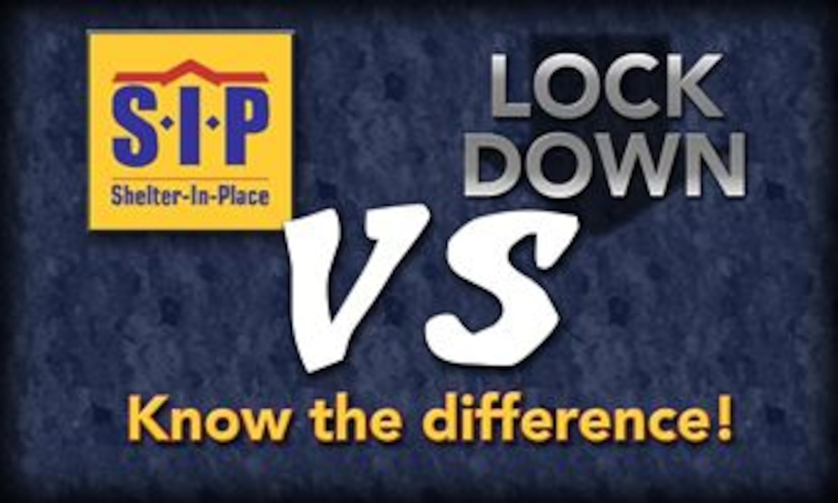 Shelterinplace, lockdown; know the difference > Fairchild Air Force