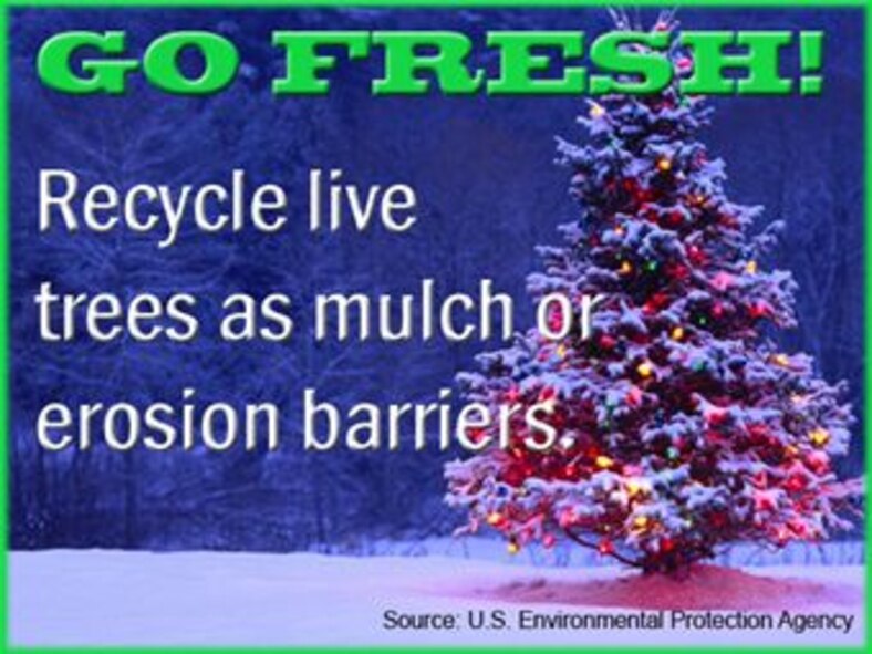 Green your holiday! U.S. Air Force graphic/Susan Scheuer