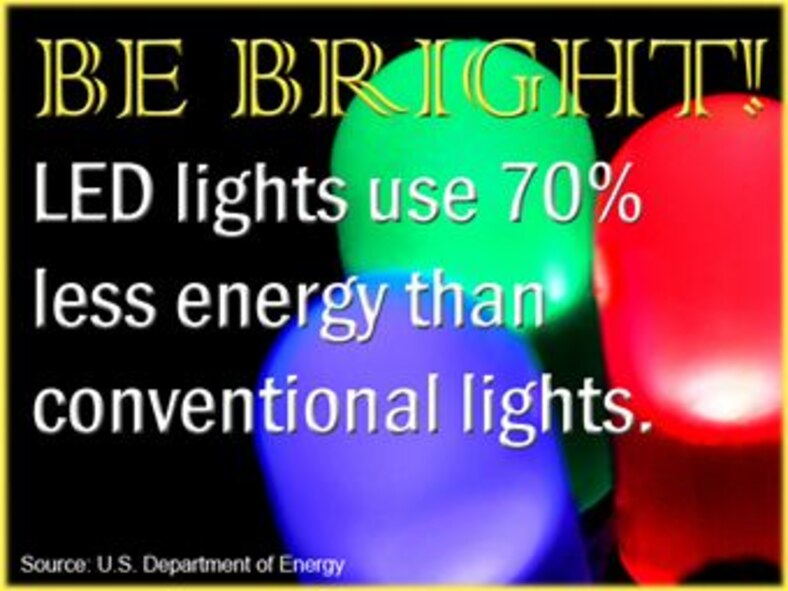 Green your holiday! U.S. Air Force graphic/Susan Scheuer