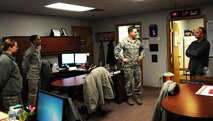 Installation Personnel Readiness (IPR) provides CED orders to all deploying members to include all 365-ITDY's.  They ensure all military personnel have correct dog tags and, if needed, they issue them on the spot prior to deploying. During recalls they stand-up as the Personnel Recall Center (PRC), and act as the liaison between units and the CAT during exercise & real-world recalls. The IPR office is responsible for deploying on average between 500-700 personnel each year to 23 different world-wide locations. They are also responsible for ensuring all personnel are assigned to an AEF within 15 days of arriving on station. Currently, Minot's IPR is number one in AFGSC for the Large Base Category, number eight overall in the AF and working diligently to become the best. (Photo courtesy of the Command Chief’s Office)