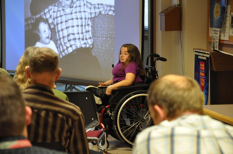 District Purchasing Agent Ruth Johnson was keynote speaker at the Walla Walla District observance of National Disability Employment Awareness Month. This year’s theme was “Because we are EQUAL to the task.”