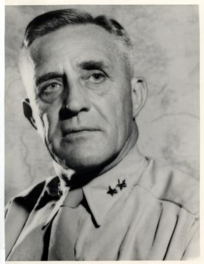 Maj. Gen. Claude A. Larkin, Marine Corps aviator during World War II.
