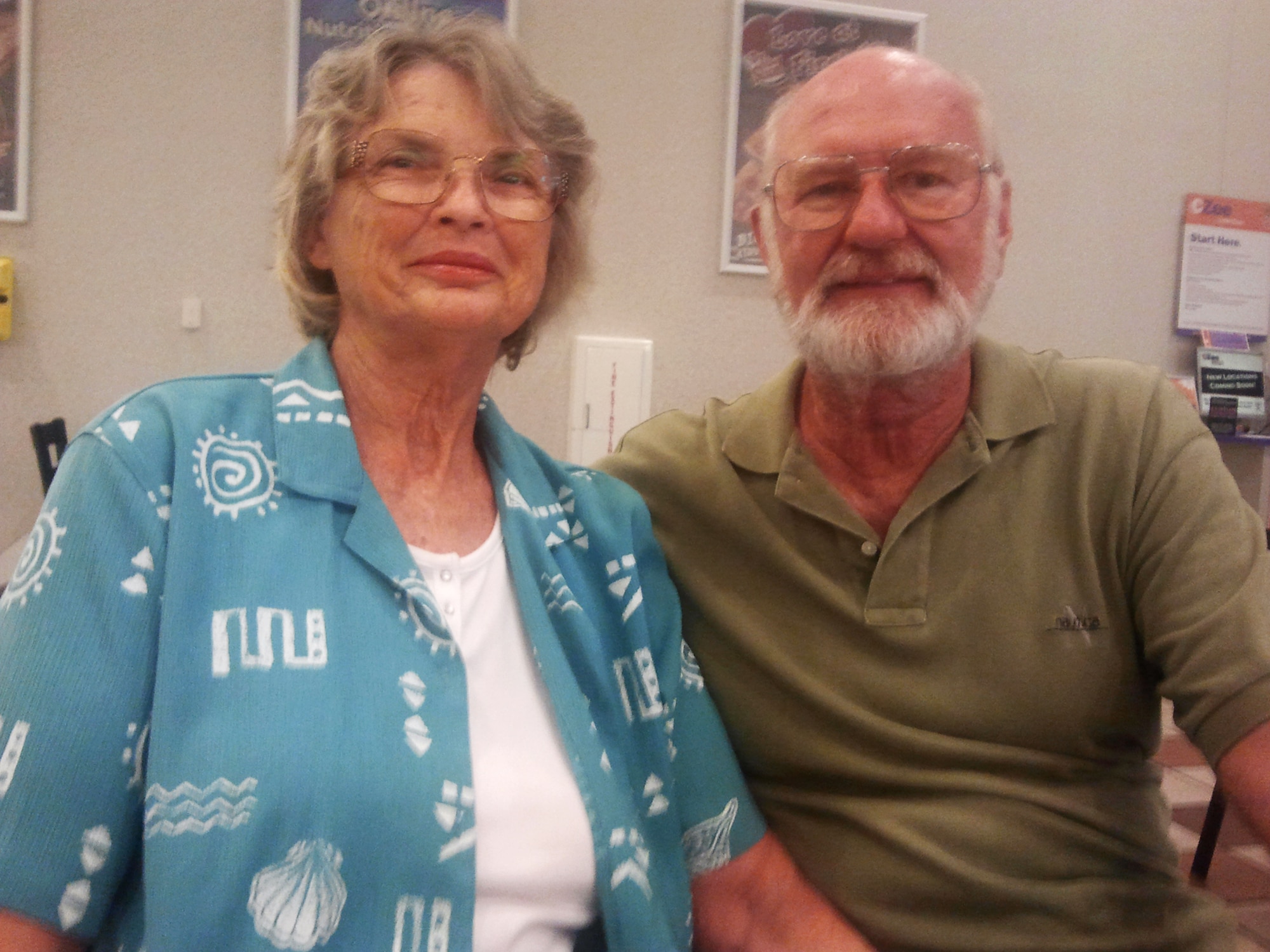 Donna and Helmut Repich are pictured here in December 1963, less than a month after they were married at Keesler.  (Photo by Susan Griggs)