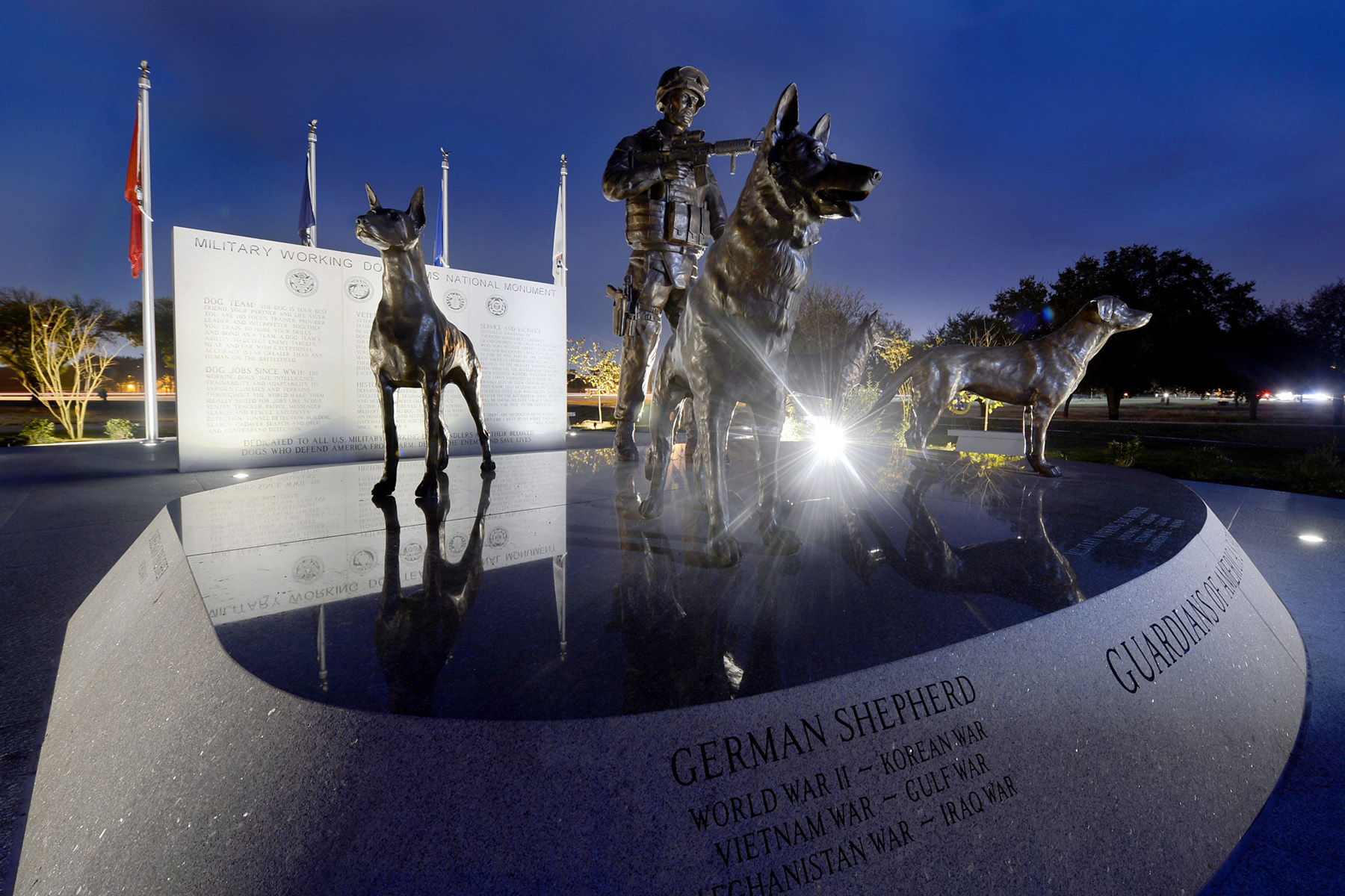 Military working dog shop teams national monument