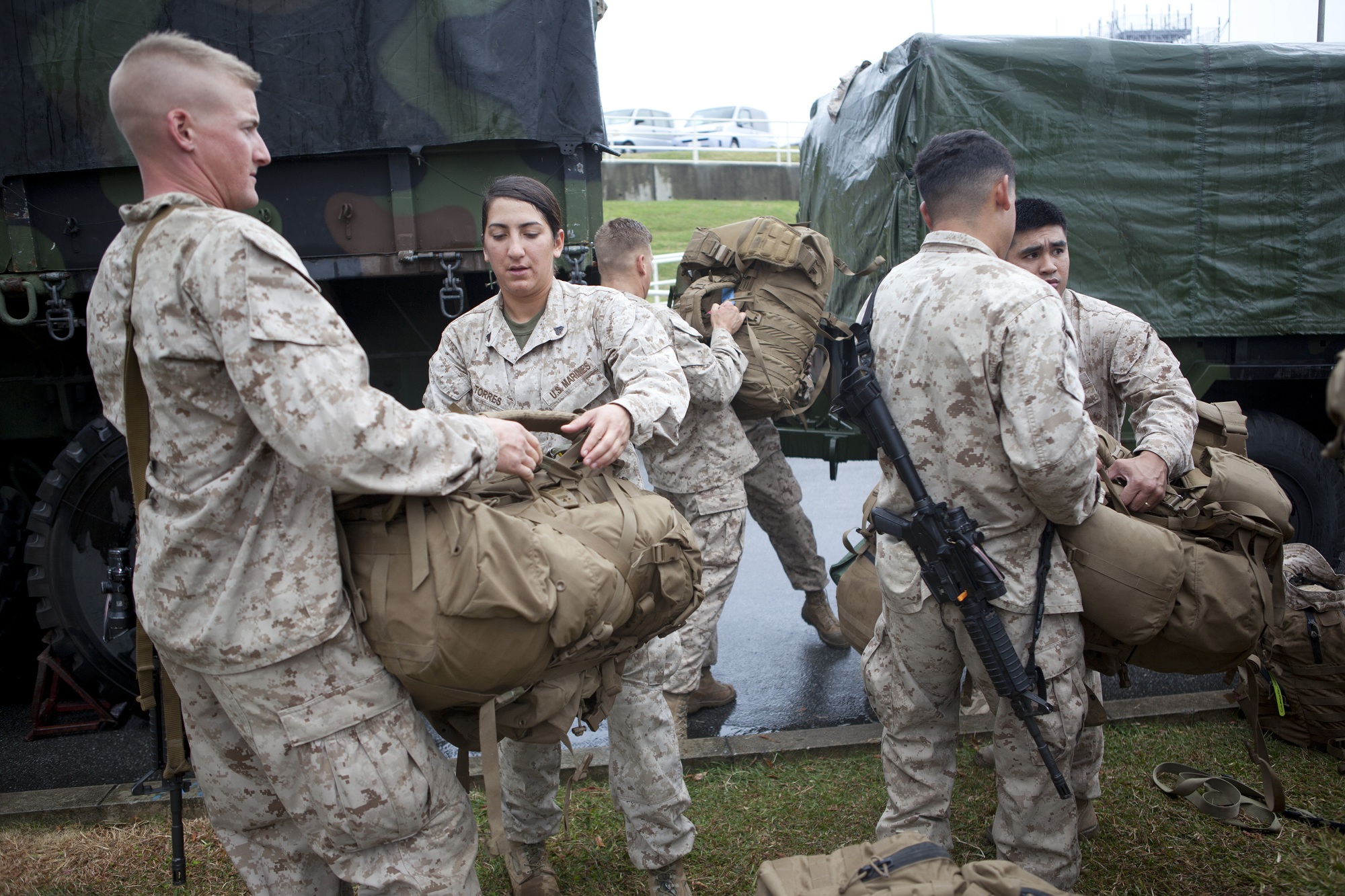 Marines Return From Seven Month Deployment To Afghanistan